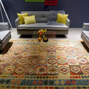design stoff sofa mieten mit glastisch und kissen