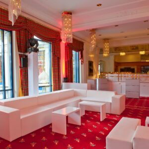 sofa lounge in weiss mieten