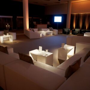 event ecklounge in weiss zum mieten
