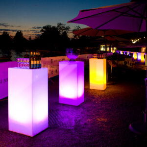 led leucht stehtisch mieten für outdoor