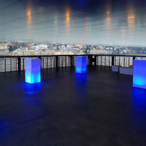 led stehcube mieten mit akku
