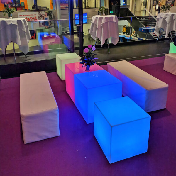 led würfel mieten
