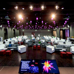 lounge und sofa möbel setup für seminar veranstaltung