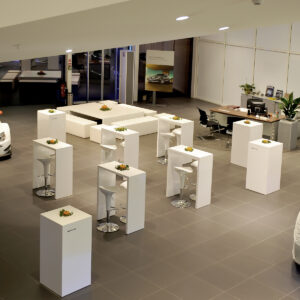 lounge und stehtische mieten für promotion event
