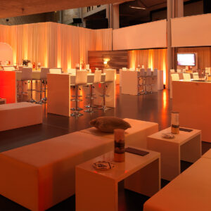 lounge und stehtische mieten in weiss