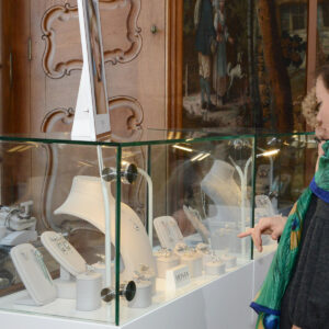 schmuck präsentations vitrine mit beleuchtung