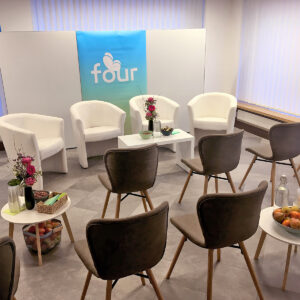 Rent an upholstered seminar chair
