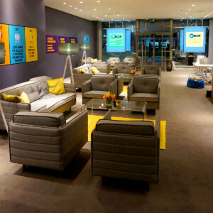 sofa setup für event und messe