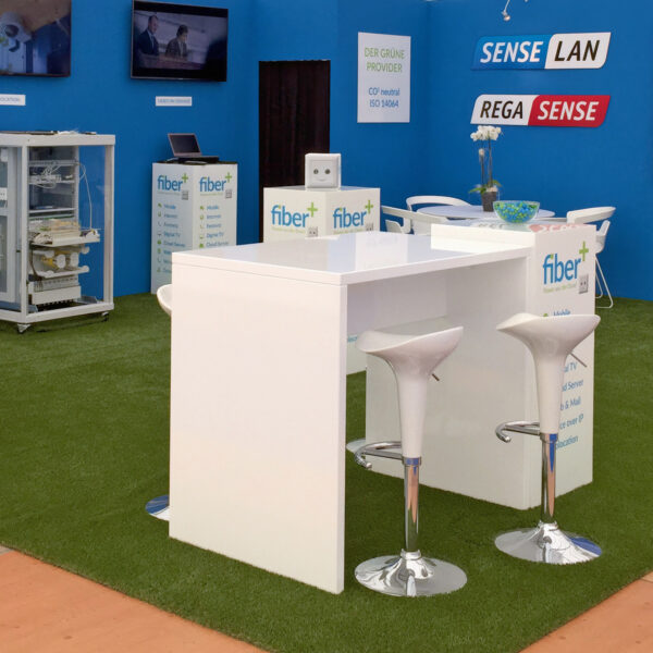 stehtisch mieten mit barhocker für messestand