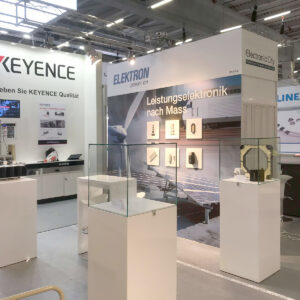 vitrinen mieten für messestand