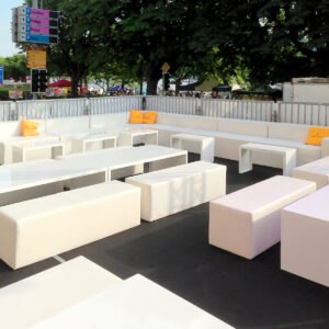 weisse aussen lounge möbel mieten