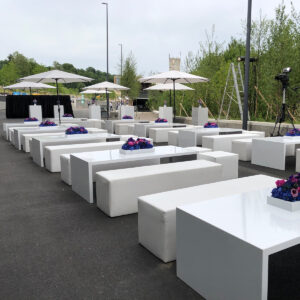 weisse outdoor lounge möbel mieten