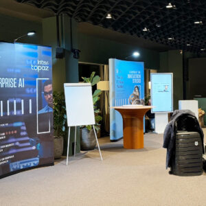 tableau blanc pour un salon professionnel
