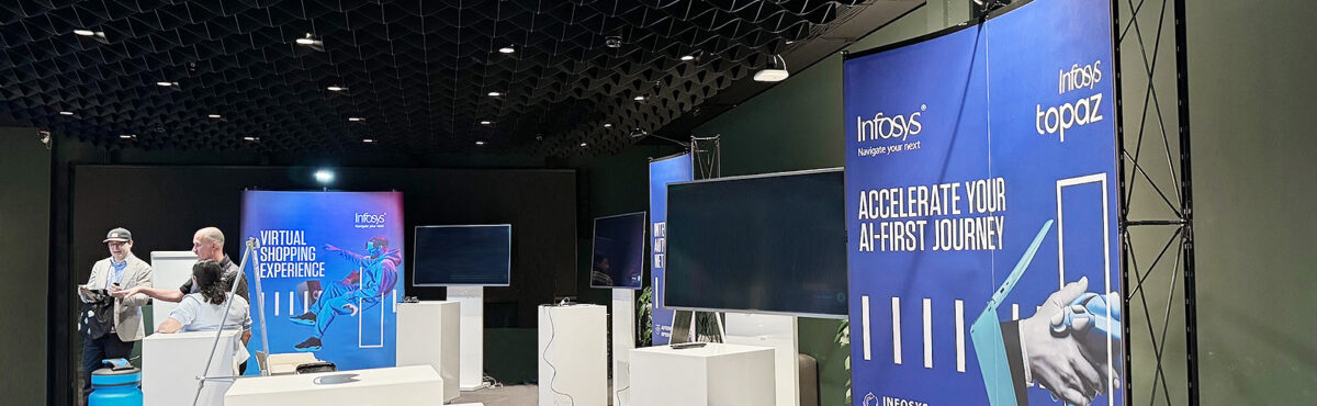 55 zoll tv screens mit messe rollups