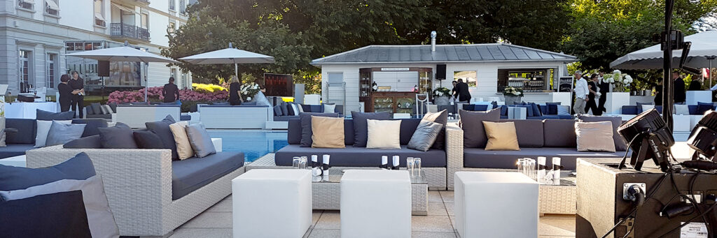 location de salon de jardin pour événement estival
