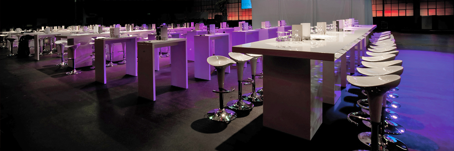 moderne event stehtische mieten
