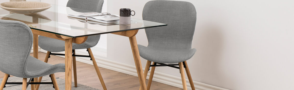 polsterstuhl mieten hellgrau