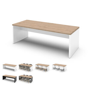 cl wooden table 200x80 light oak