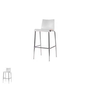 Design Barhocker Aspen in weiss